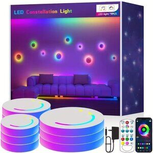 LED Round Circle Constellation Wall Lights.